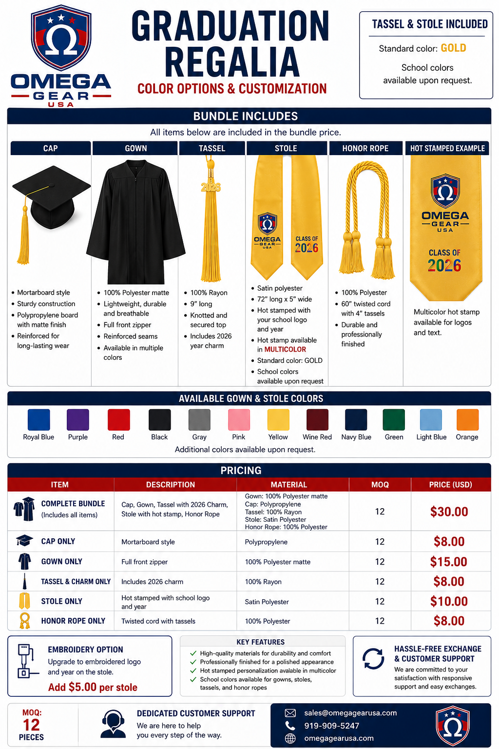 Franklin Central High School - Graduation Essentials Bundle