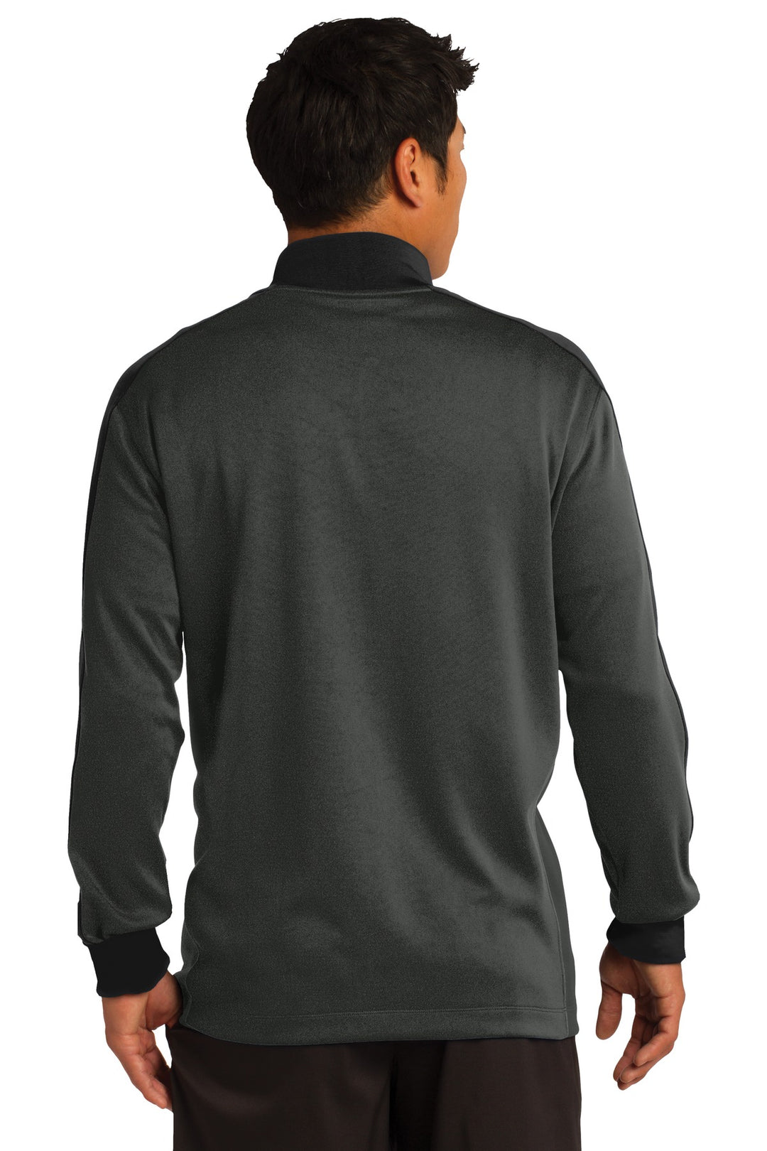 Anth Hthr/Blk Nike Dri-FIT 1/2-Zip Cover-Up. 578673