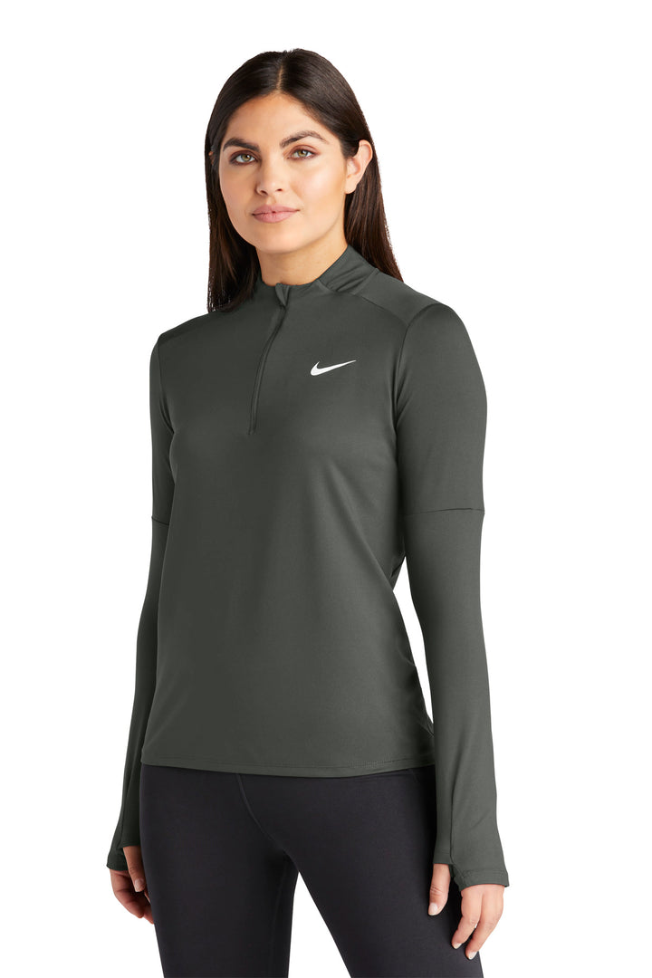 Anthracite Nike Women's Dri-FIT Element 1/2-Zip Top NKDH4951