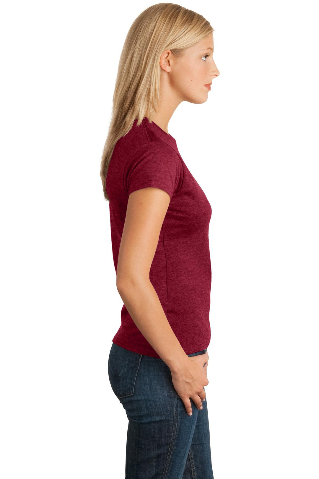 Antqu Chry Red Gildan Softstyle Women's T-Shirt. 64000L