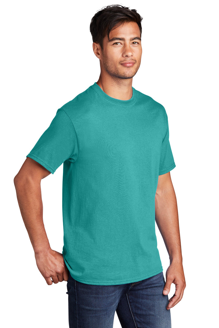 Ath Heather Port & Company - Core Cotton Tee. PC54