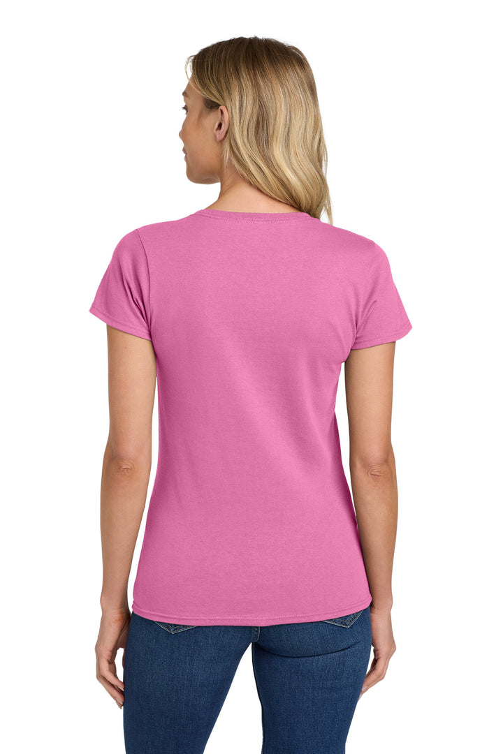 Azalea Gildan Women's Heavy Cotton 100% Cotton T-Shirt. 5000L