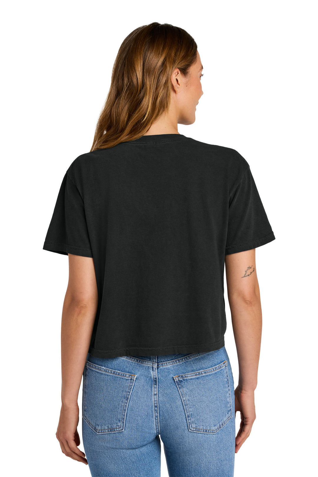 Black Comfort Colors Women's Heavyweight Boxy Tee 3023CL
