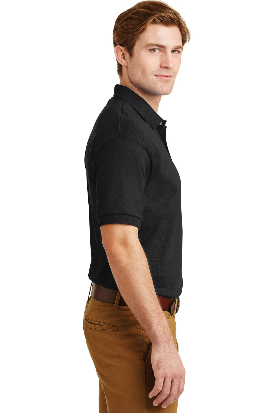 Black Gildan - DryBlend 6-Ounce Jersey Knit Sport Shirt. 8800
