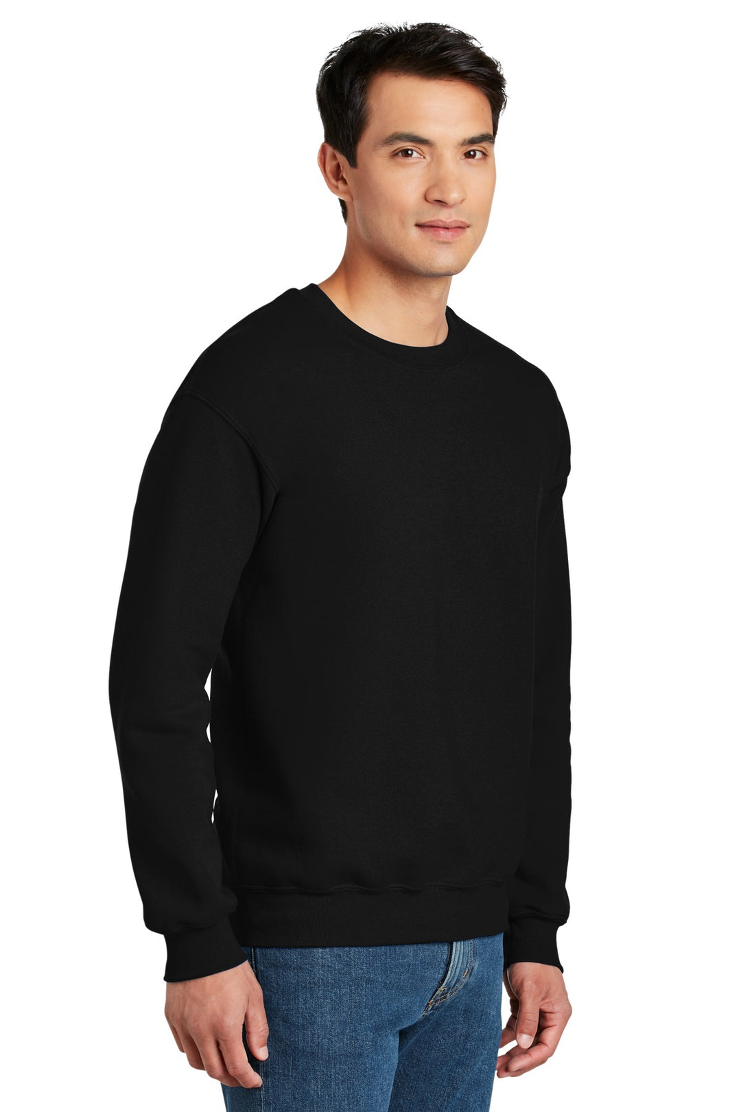 Black Gildan - DryBlend Crewneck Sweatshirt. 12000