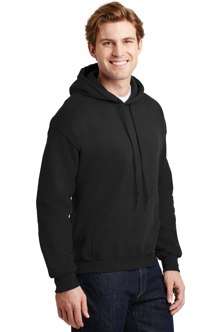 Black Gildan - Heavy Blend Hooded Sweatshirt. 18500