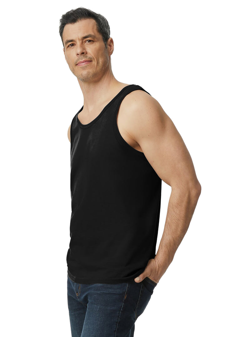 Black Gildan Softstyle Tank Top 64200