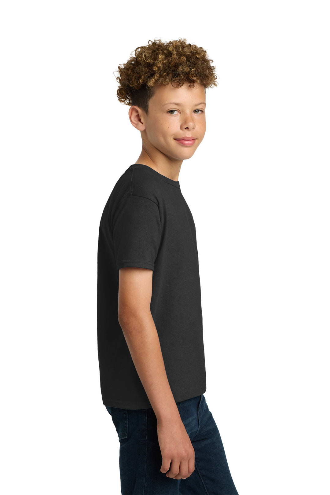 Black Gildan - Youth Ultra Cotton 100% US Cotton T-Shirt. 2000B