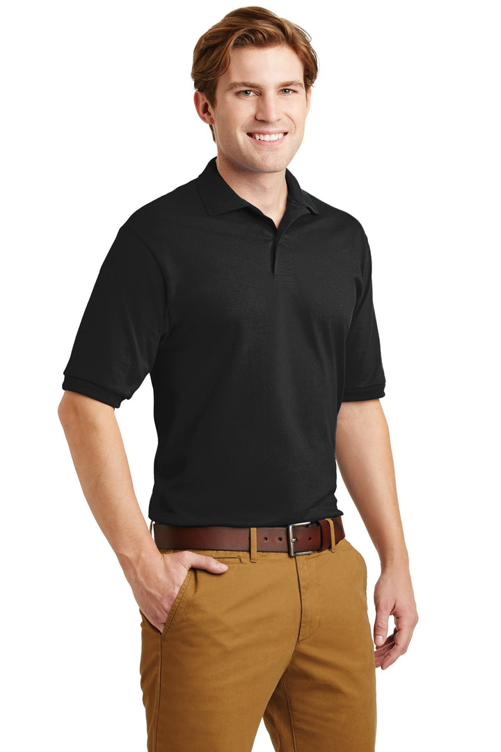 Black Jerzees Dri-Power Sport Shirt. 437M