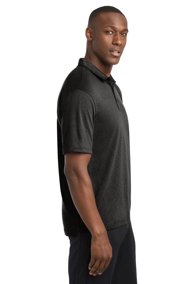 Black Sport-Tek PosiCharge Strive Polo ST530