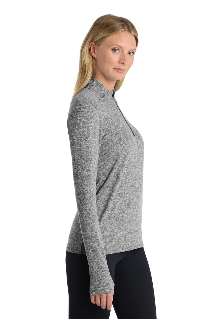 BlkHthr Nike Women's Dri-FIT Element 1/2-Zip Top NKDH4951