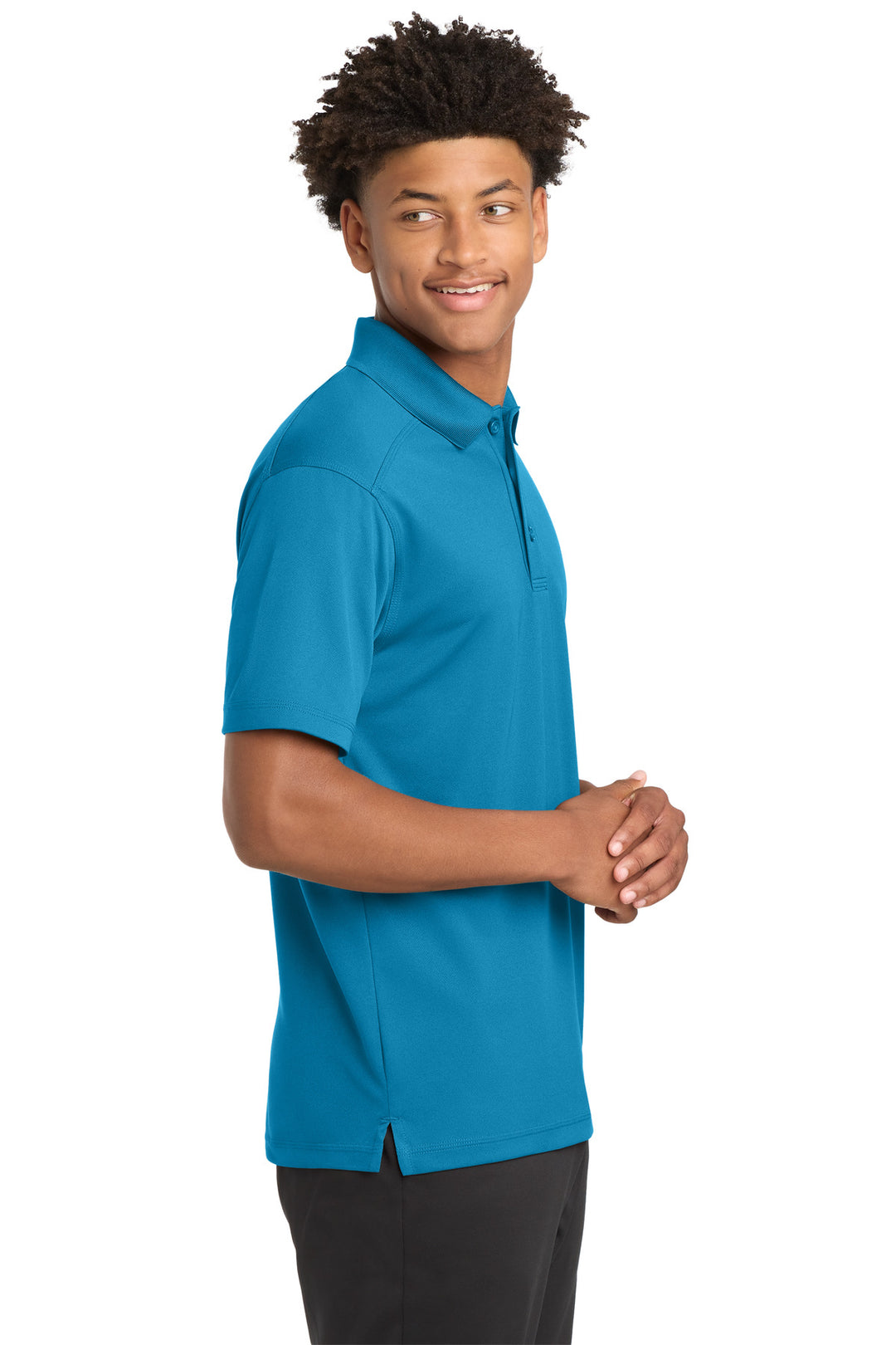 Blue Wake Sport-Tek PosiCharge Micro-Mesh Polo. ST680