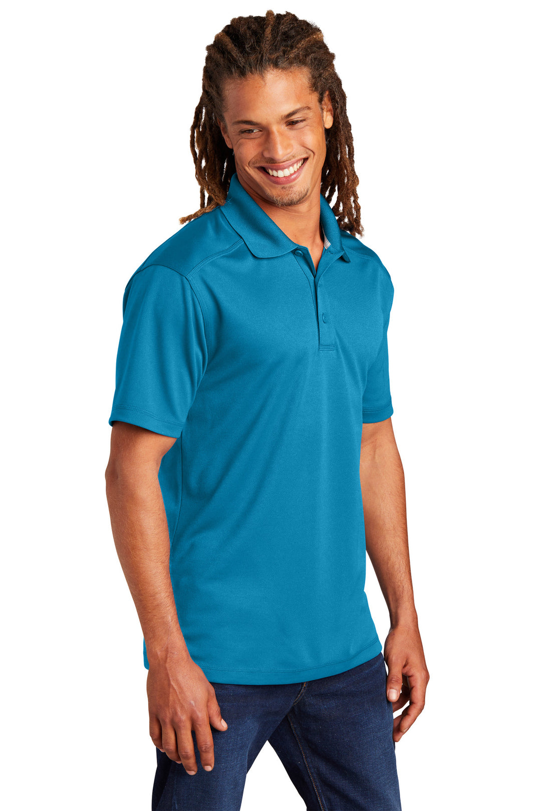 Blue Wake Sport-Tek PosiCharge Micro-Mesh Polo. ST680