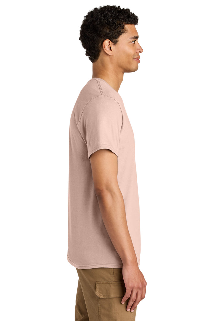 BlushPink Jerzees Unisex Premium Combed Ring Spun Cotton Tee 570M