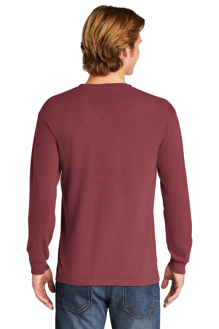 Brick COMFORT COLORS Heavyweight Ring Spun Long Sleeve Tee. 6014