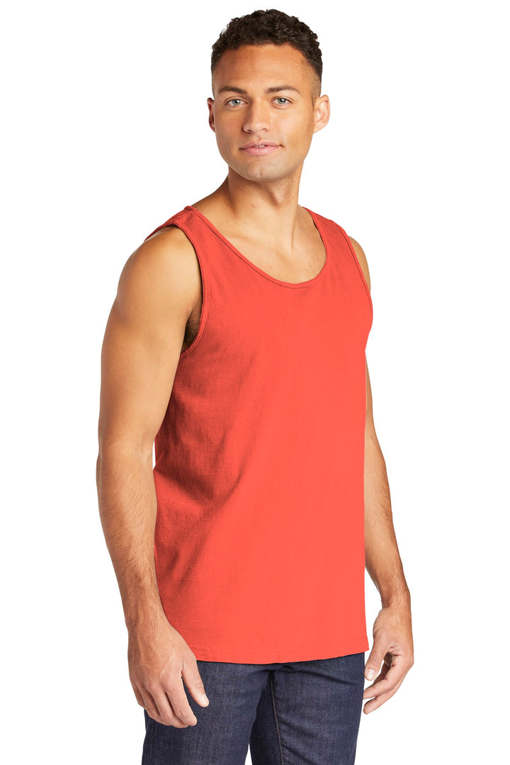 Bright Salmon COMFORT COLORS Heavyweight Ring Spun Tank Top. 9360