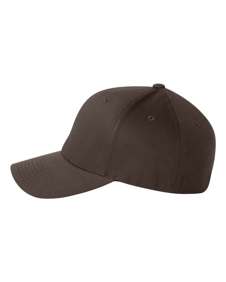 Brown Cotton Blend Cap - 6277