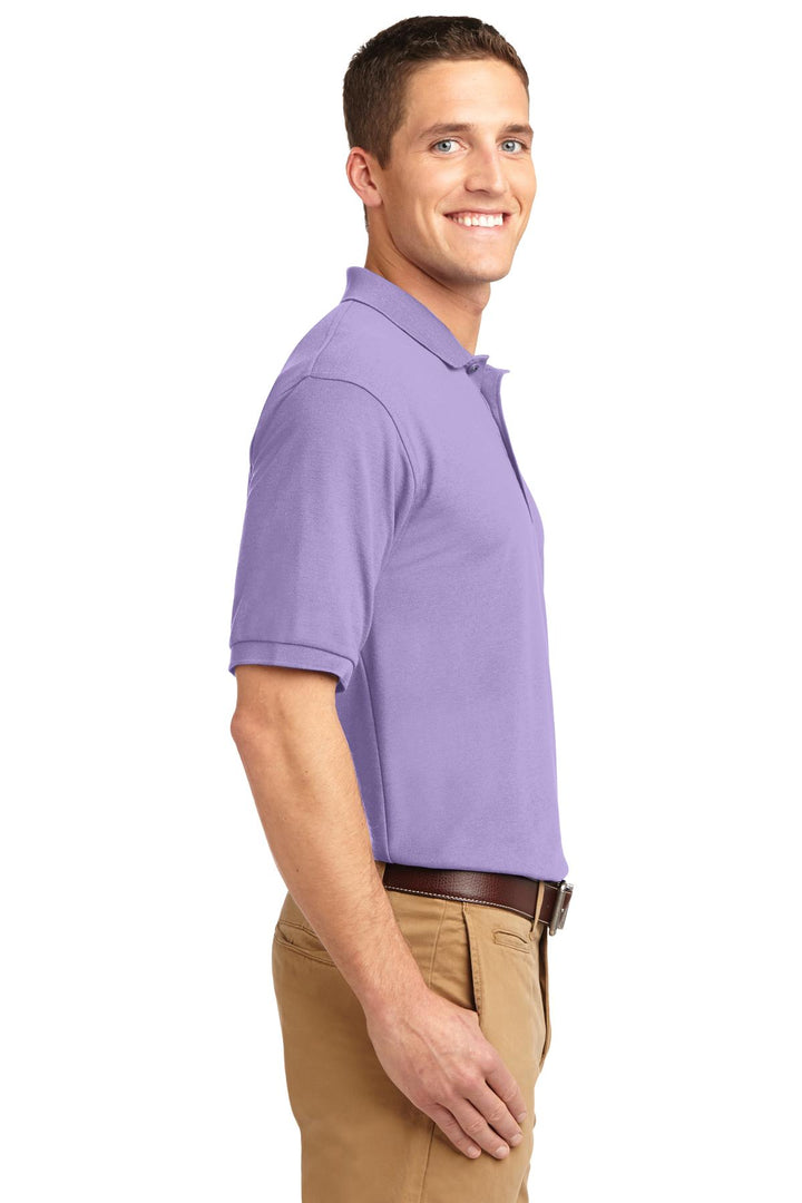 Brt Lavender Port Authority Silk Touch Polo K500