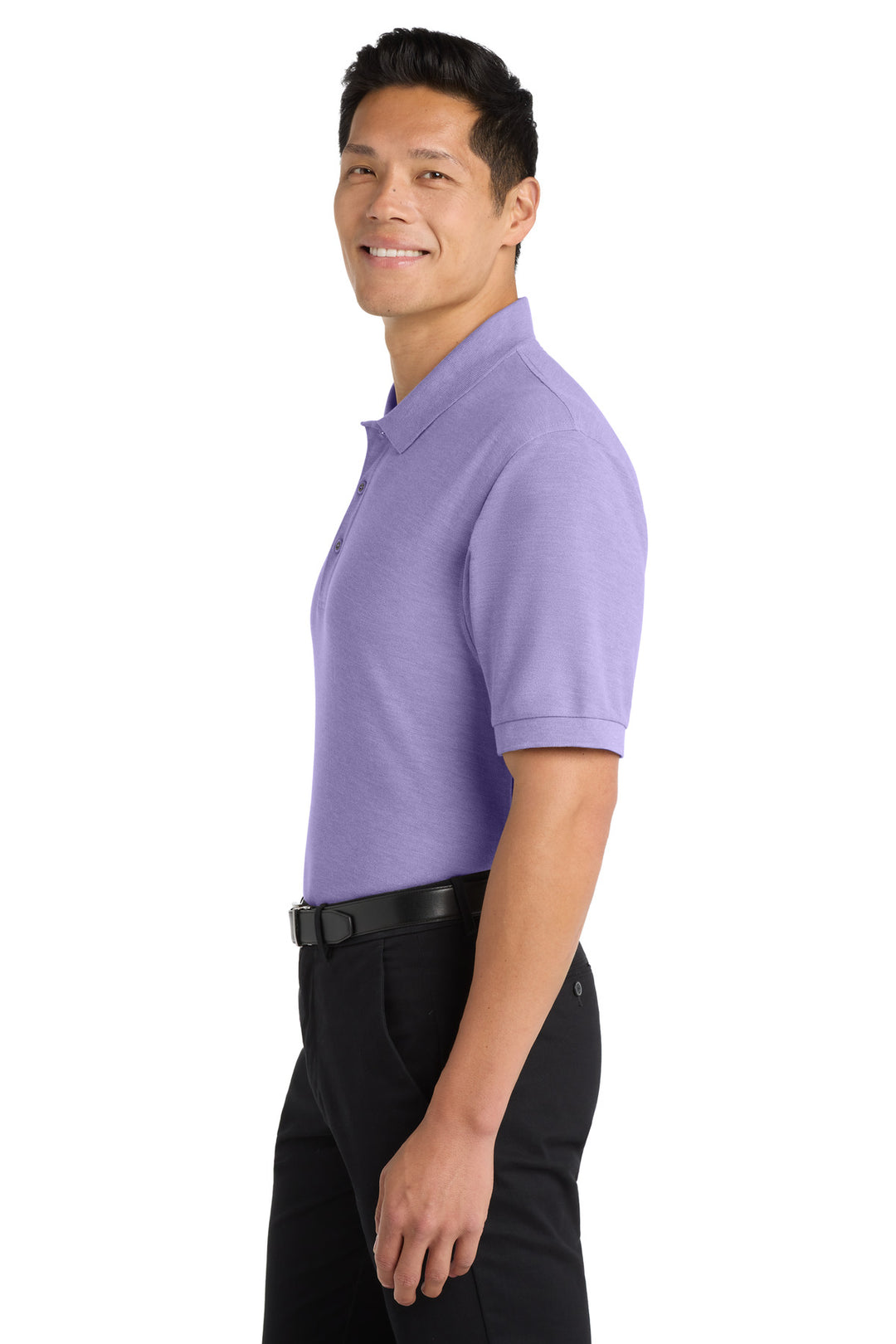 Brt Lavender Port Authority Silk Touch Polo K500