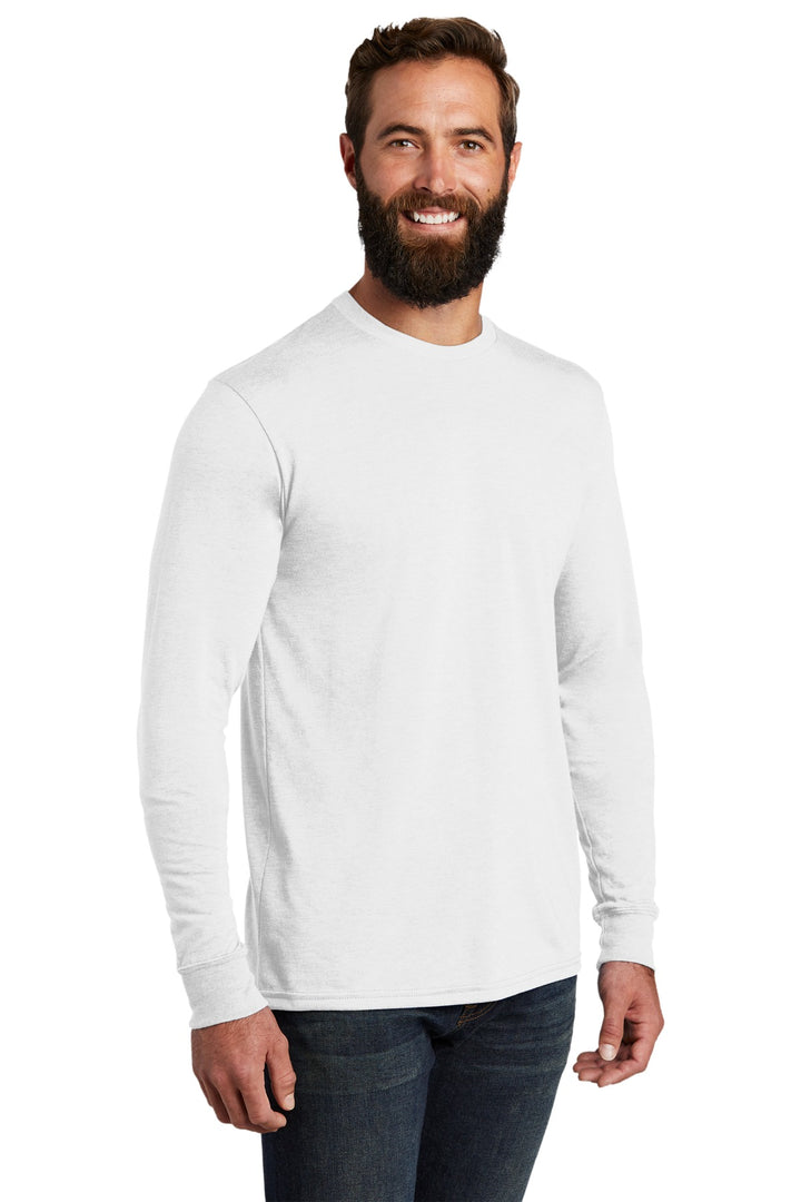 BrtWhite Allmade Unisex Tri-Blend Long Sleeve Tee AL6004