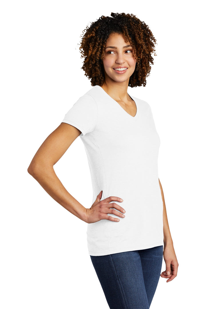 BrtWhite Allmade Women's Tri-Blend V-Neck Tee AL2018