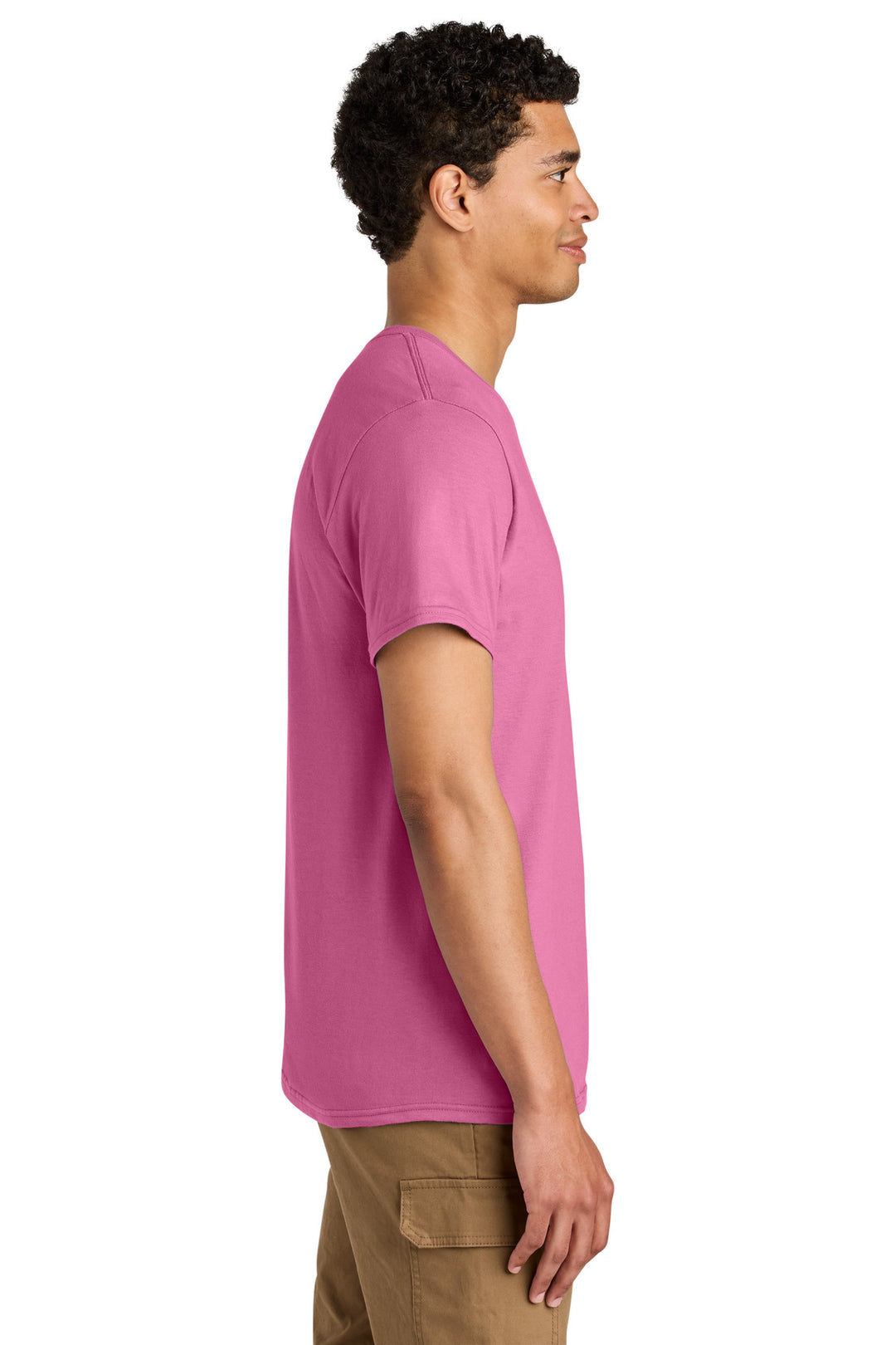 Bubblegum Jerzees Unisex Premium Combed Ring Spun Cotton Tee 570M