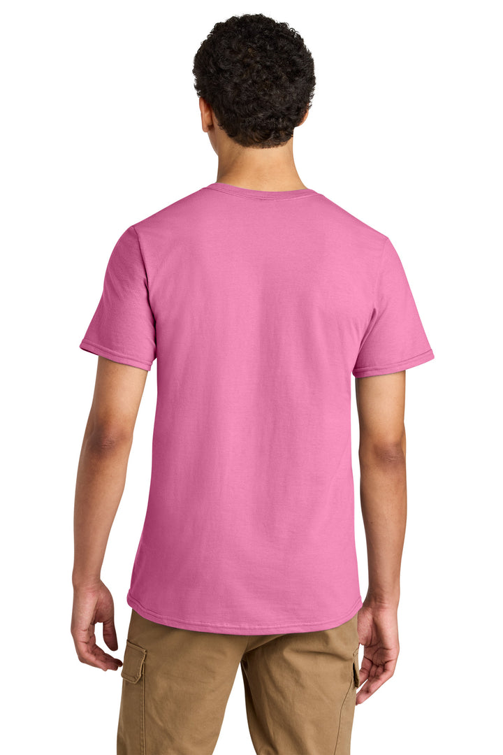 Bubblegum Jerzees Unisex Premium Combed Ring Spun Cotton Tee 570M