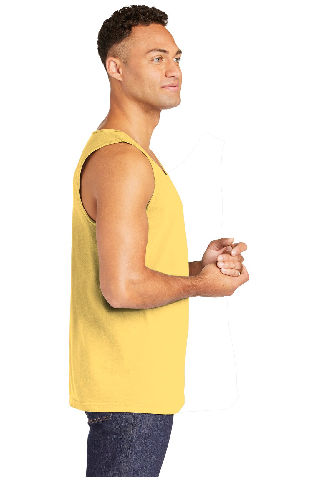 Butter COMFORT COLORS Heavyweight Ring Spun Tank Top. 9360