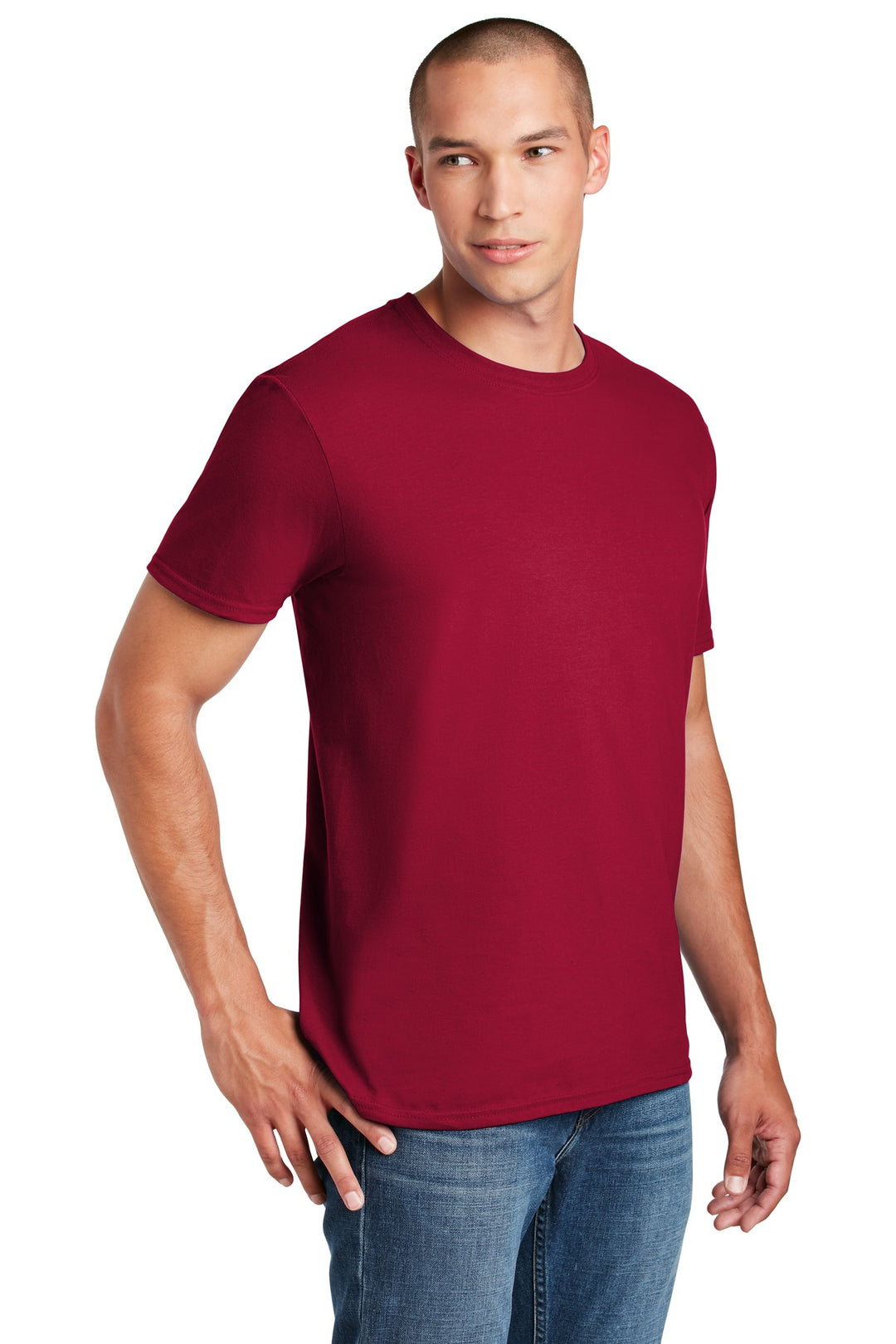 Cardinal Gildan Softstyle T-Shirt. 64000