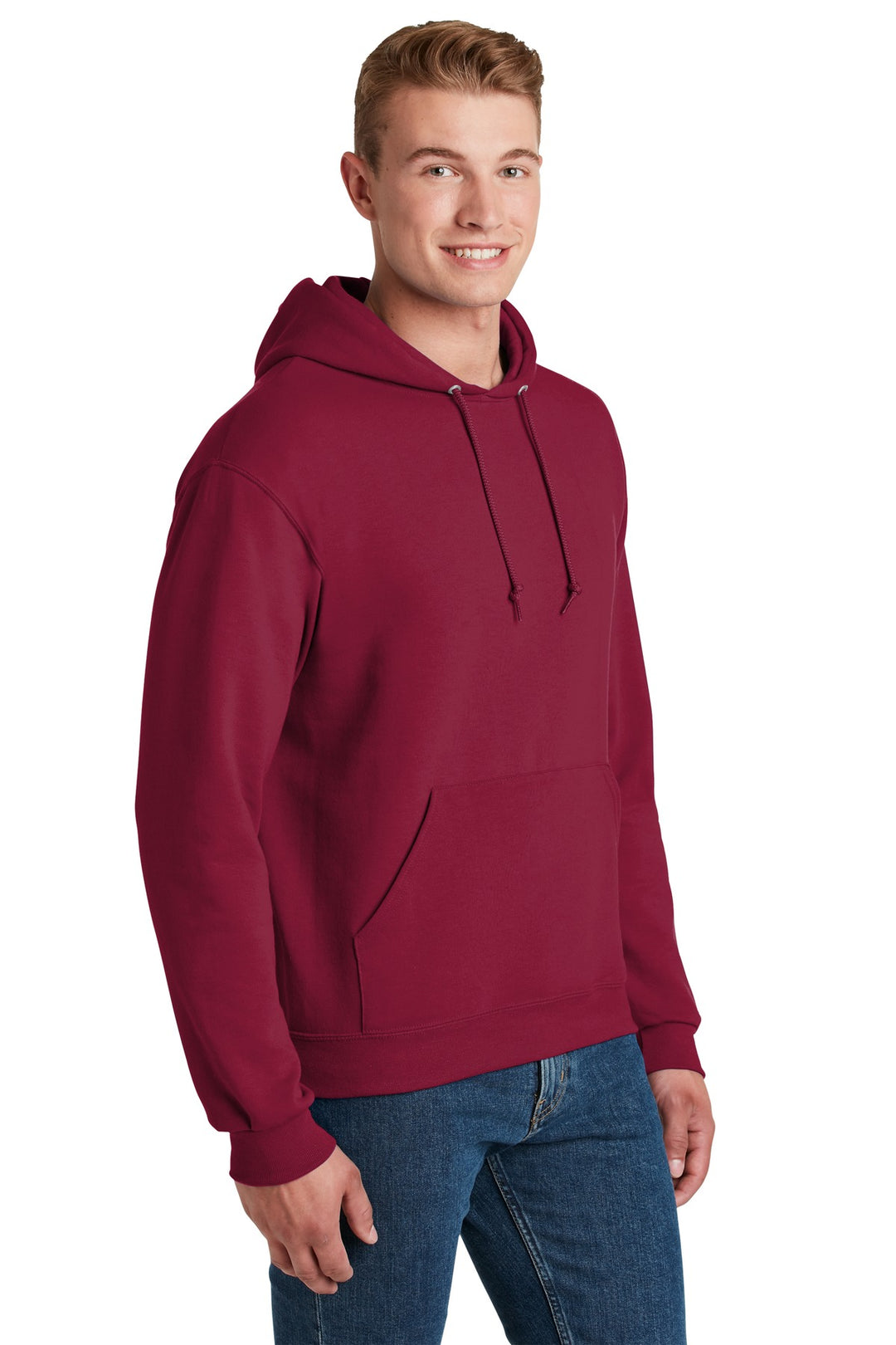 Cardinal Jerzees NuBlend Pullover Hooded Sweatshirt. 996M