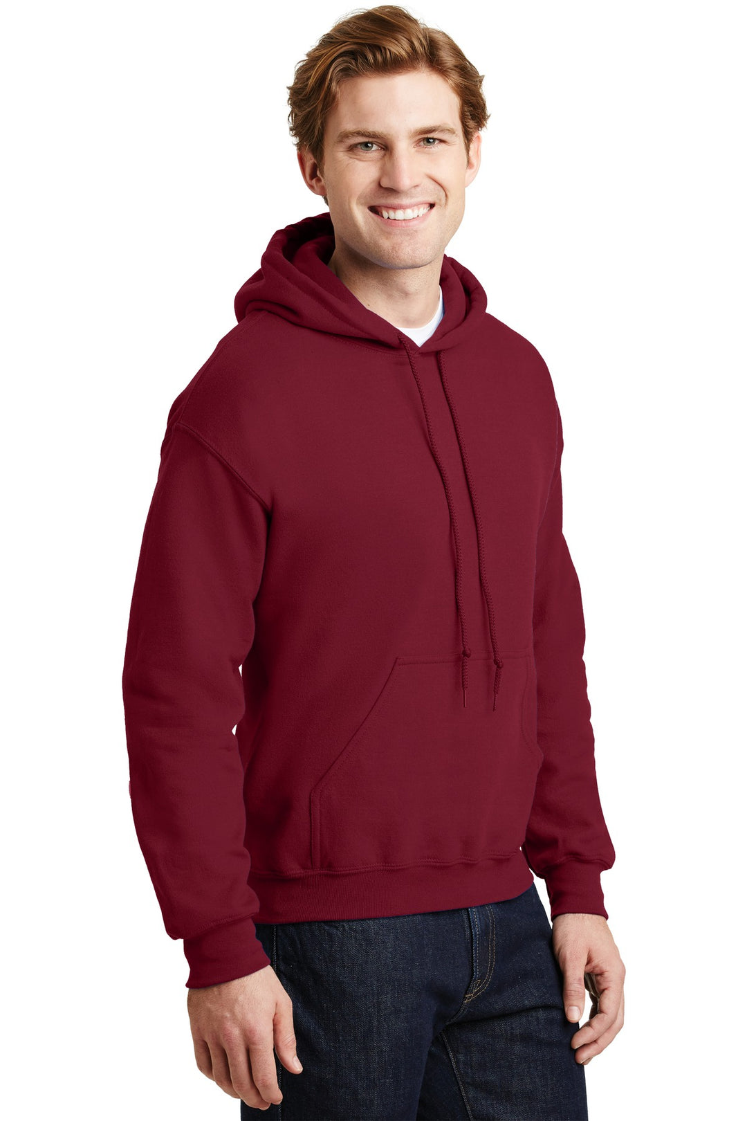 Cardinal Red Gildan - Heavy Blend Hooded Sweatshirt. 18500