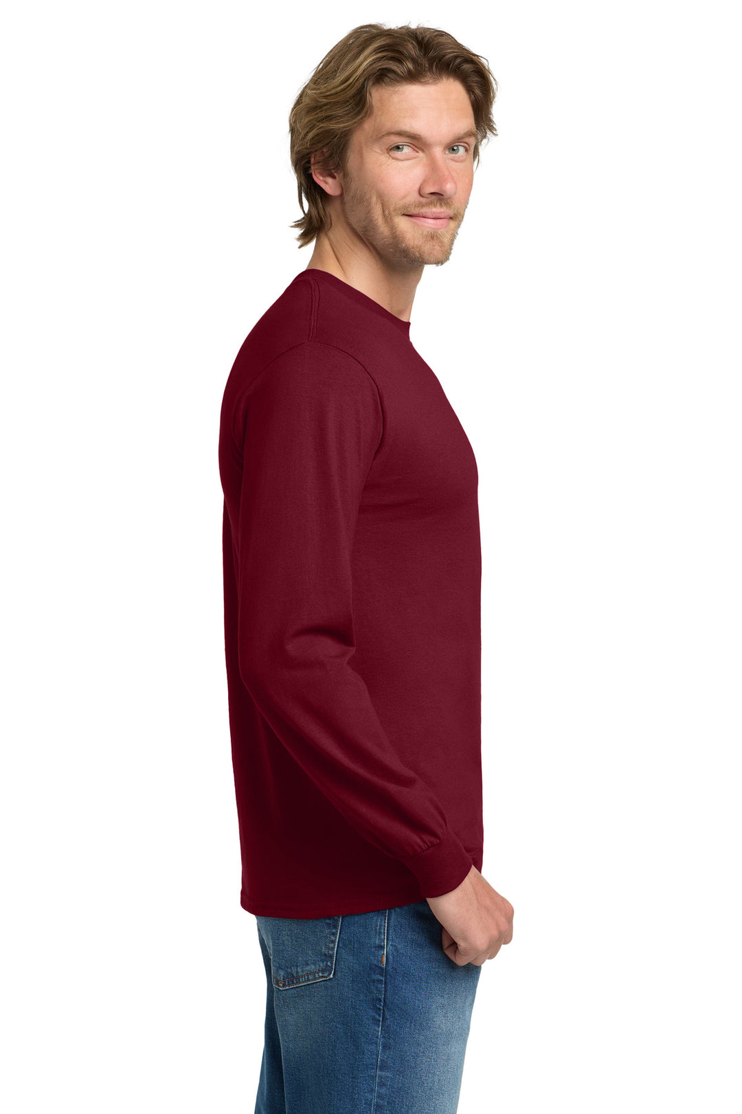 CardinalRd Gildan - Heavy Cotton 100% Cotton Long Sleeve T-Shirt. 5400