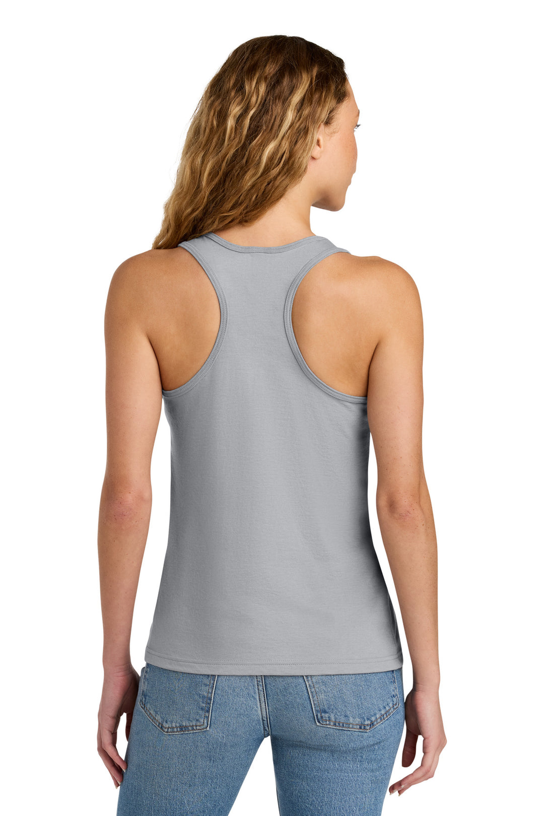 Cement Gildan Softstyle Women's CVC Racerback Tank 64220LCVC