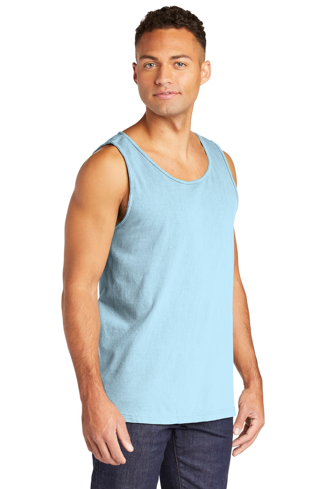 Chambray COMFORT COLORS Heavyweight Ring Spun Tank Top. 9360