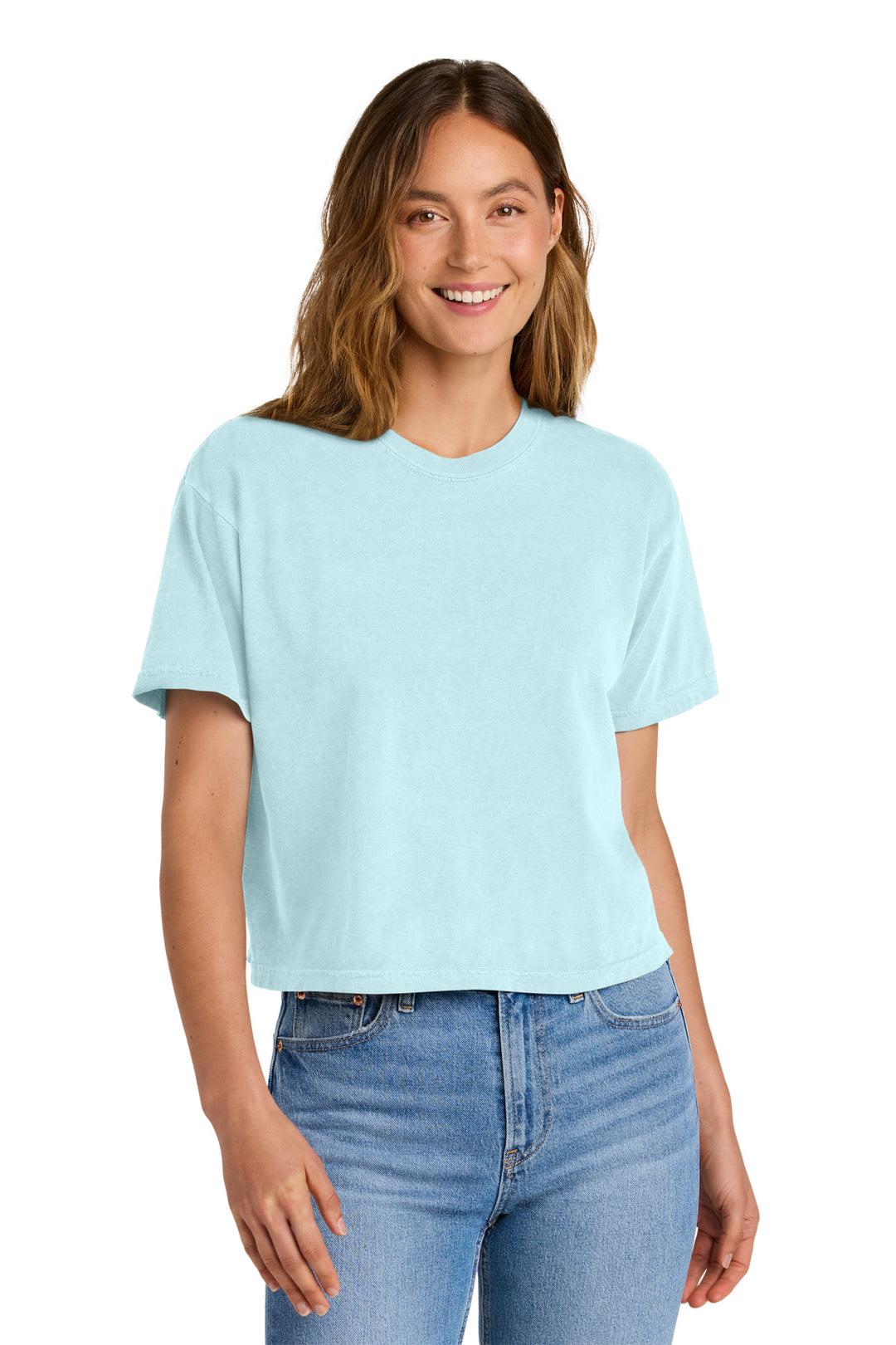 Chambray Comfort Colors Women's Heavyweight Boxy Tee 3023CL