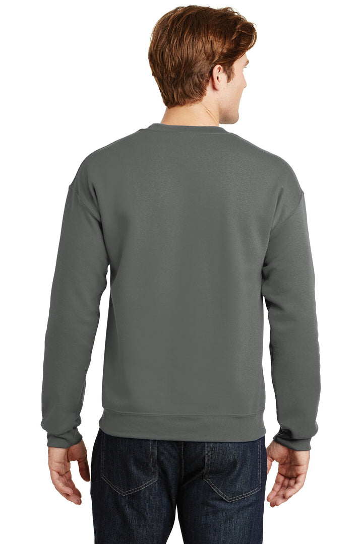 Charcoal Gildan Heavy Blend Crewneck Sweatshirt. 18000