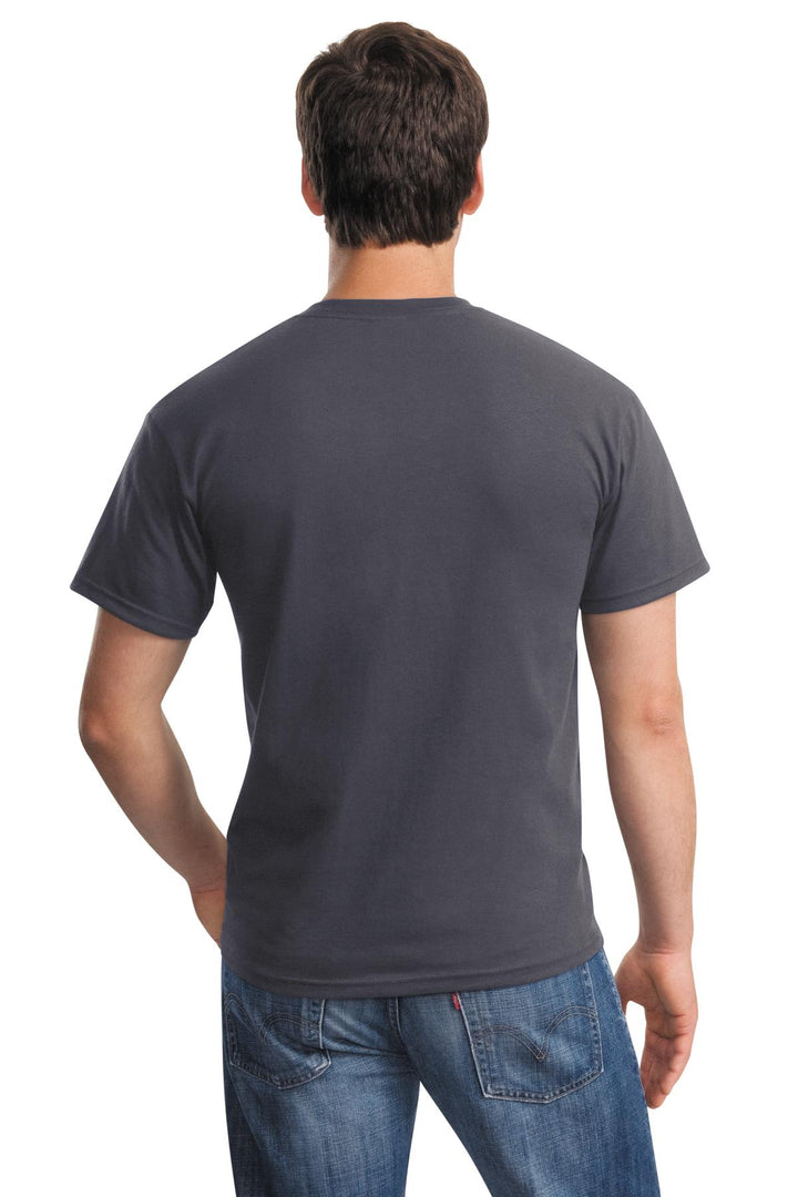 Charcoal Gildan - Ultra Cotton 100% US Cotton T-Shirt with Pocket. 2300