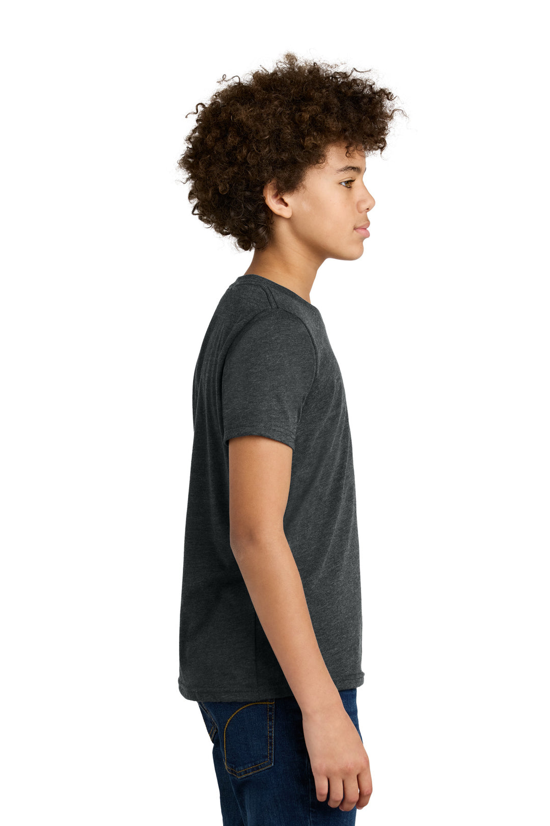 Charcoal Next Level Apparel Youth CVC Tee NL3312