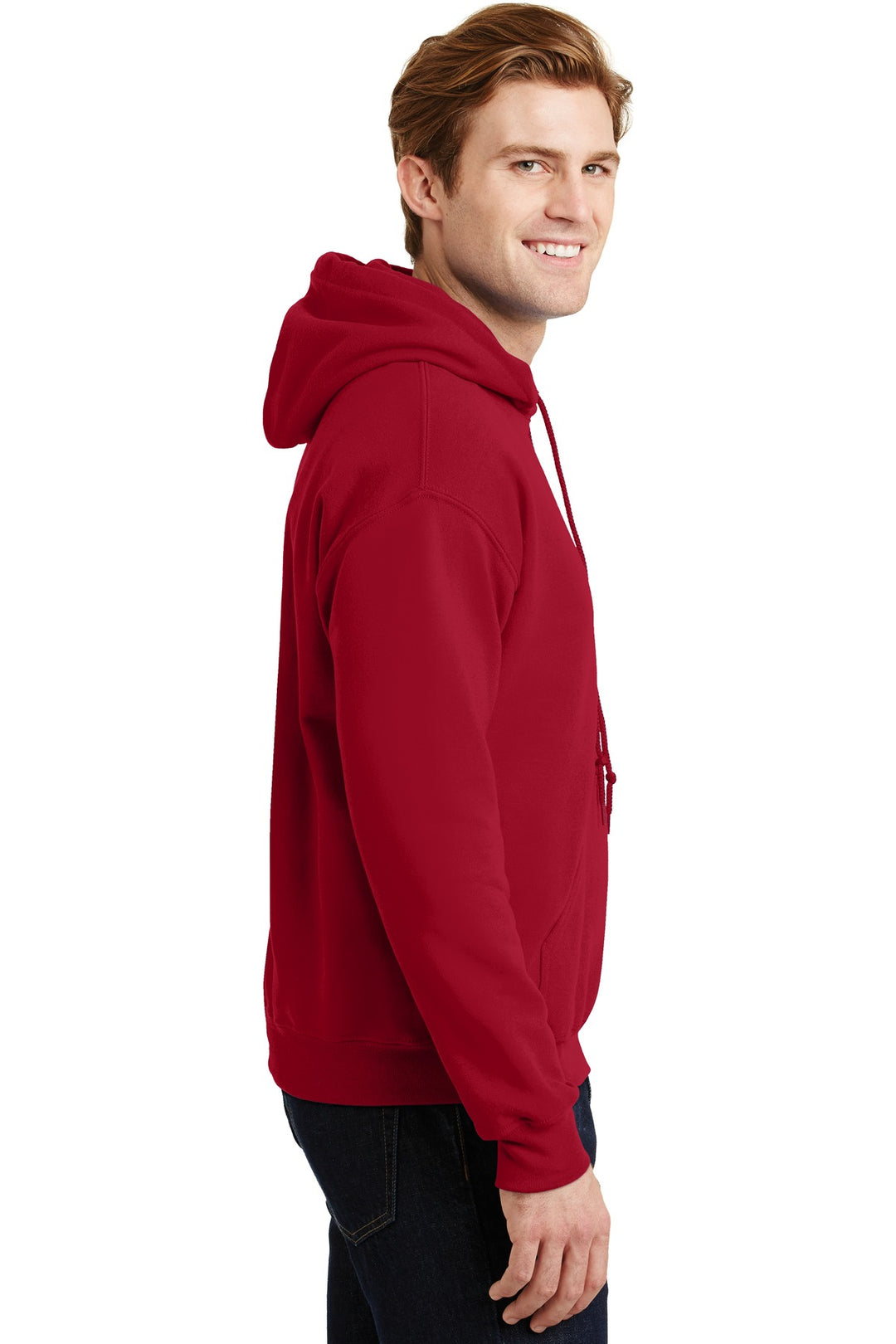 Cherry Red Gildan - Heavy Blend Hooded Sweatshirt. 18500