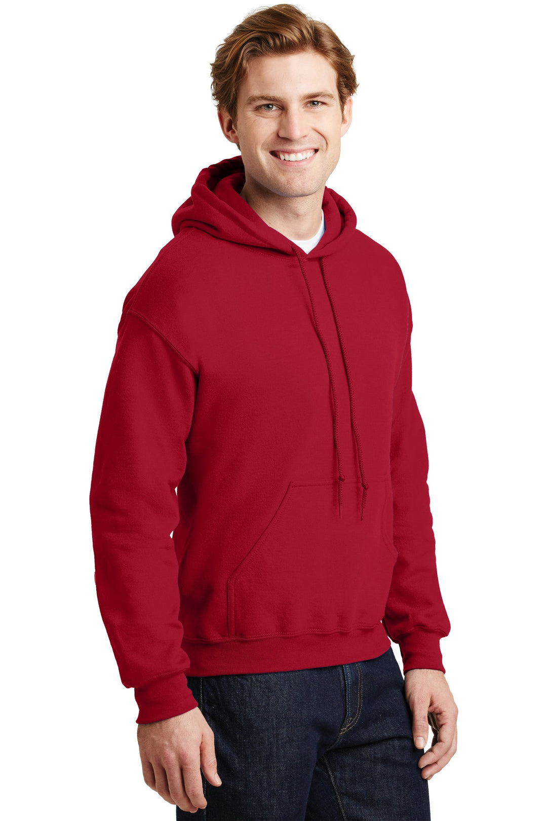 Cherry Red Gildan - Heavy Blend Hooded Sweatshirt. 18500