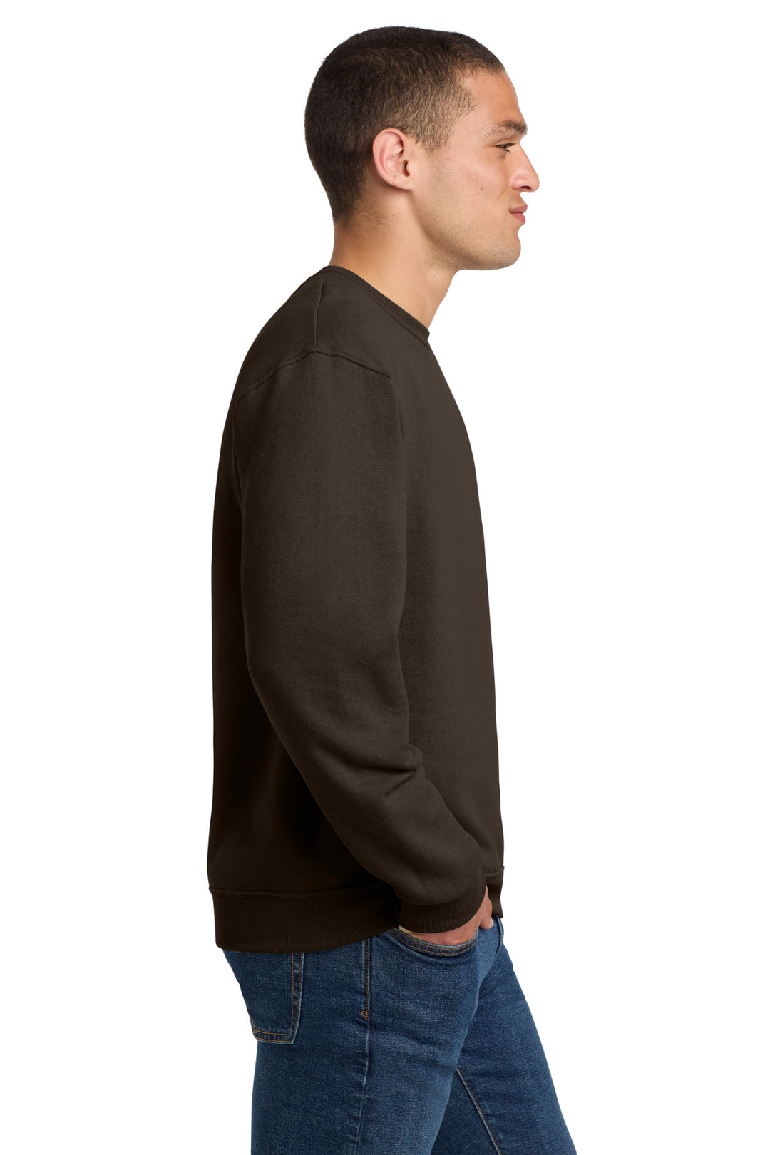 CHOCOLATE Jerzees - NuBlend Crewneck Sweatshirt. 562M