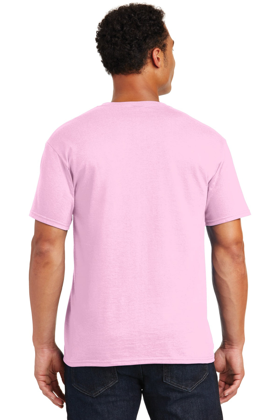 Classic Pink Jerzees - Dri-Power 50/50 Cotton/Poly T-Shirt. 29M