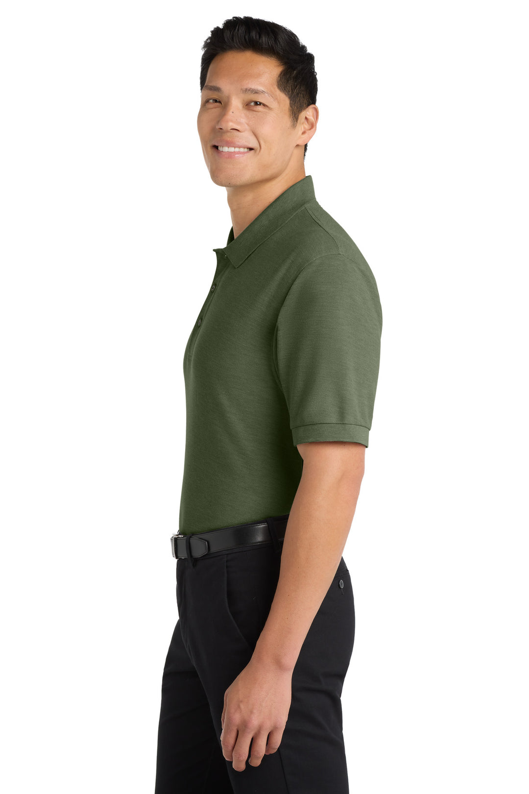 Clover Green Port Authority Silk Touch Polo K500