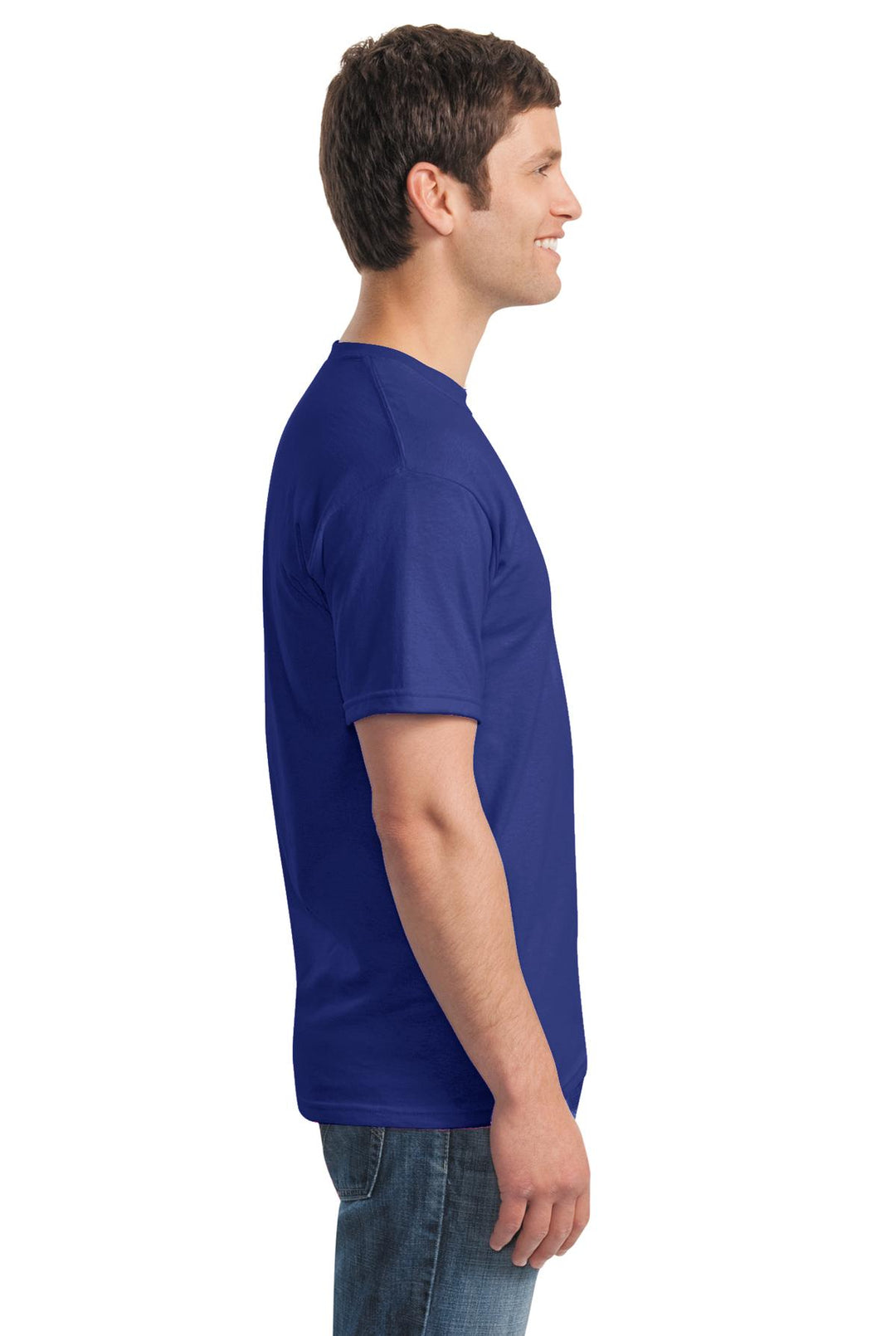 Cobalt Gildan - Heavy Cotton 100% Cotton T-Shirt. 5000