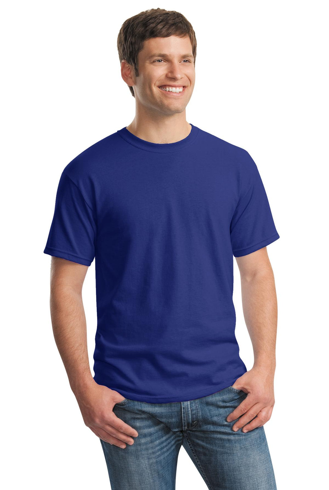 Cobalt Gildan - Heavy Cotton 100% Cotton T-Shirt. 5000