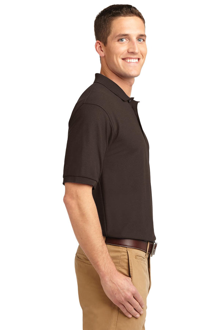 Coffee Bean Port Authority Silk Touch Polo K500
