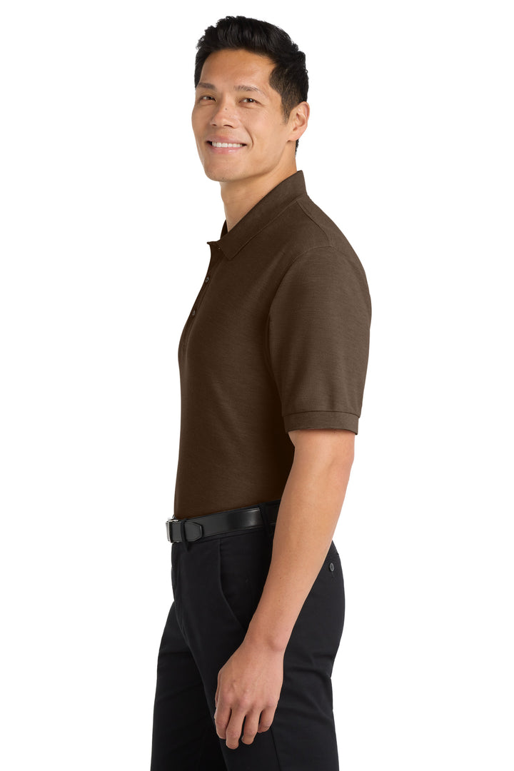 Coffee Bean Port Authority Silk Touch Polo K500