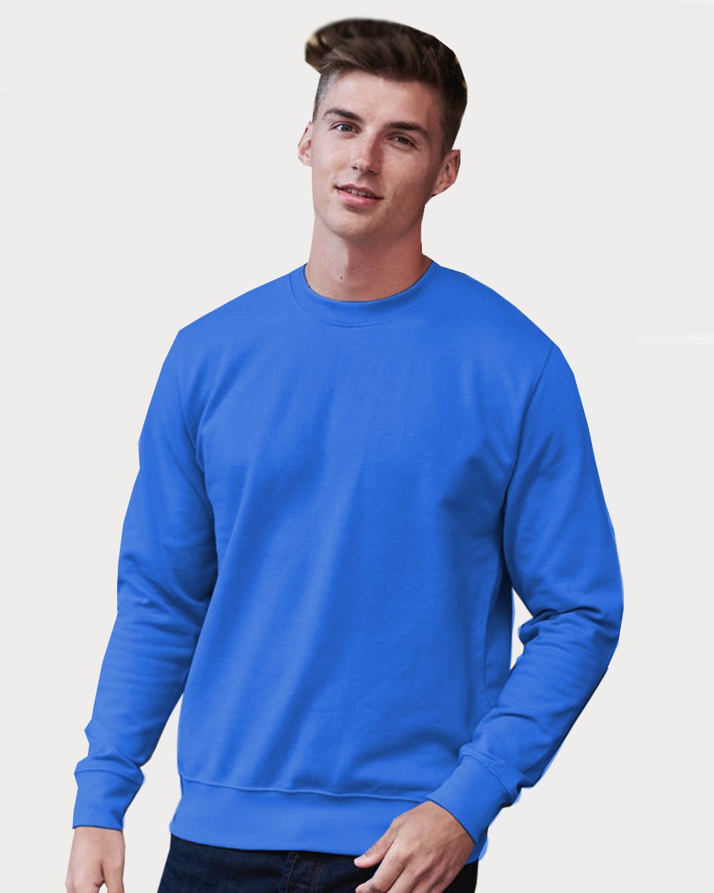 College Crewneck Sweatshirt - JHA030  grouped