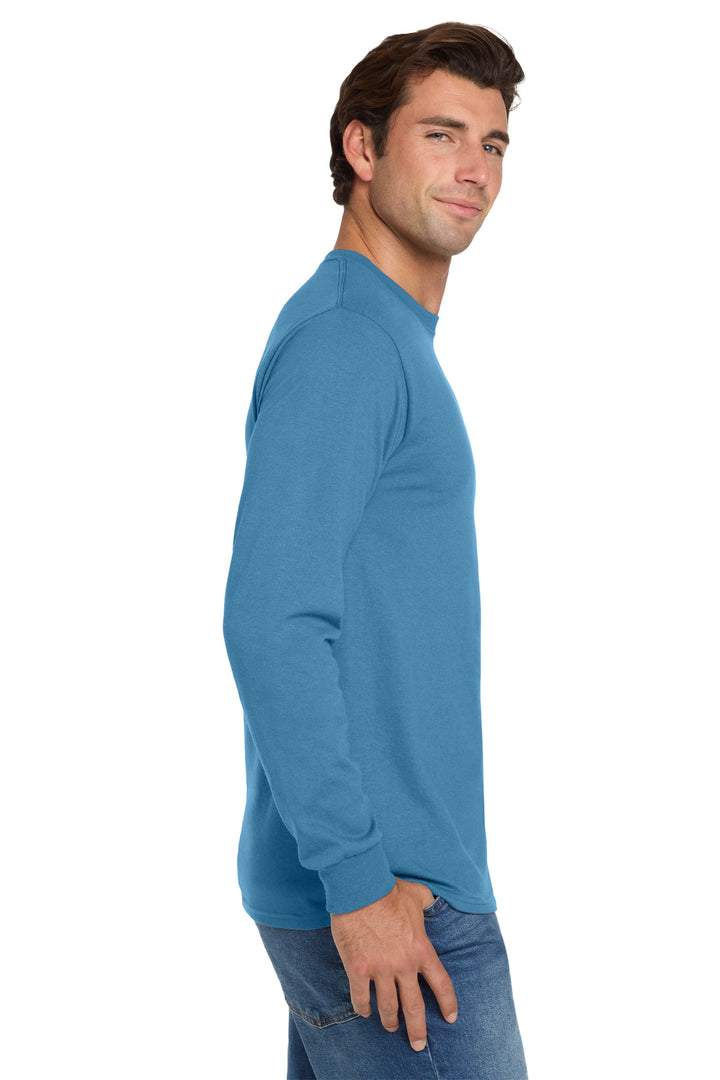 ColumbiaBl Jerzees - Dri-Power 50/50 Cotton/Poly Long Sleeve T-Shirt. 29LS