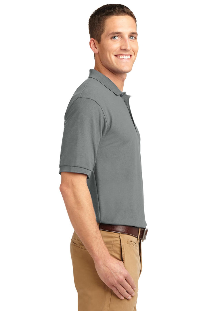 Cool Grey Port Authority Silk Touch Polo K500